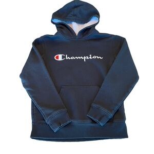 Champion Black Embroidered Hoodie
